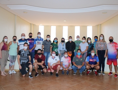 Reunião em Mercedes ajusta detalhes para a 3ª liga do Vôlei dos Gigantes na região Oeste do Paraná